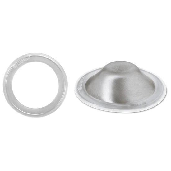Silver Nursing Cups Covers Silcone Rings Newborn Essentials Must