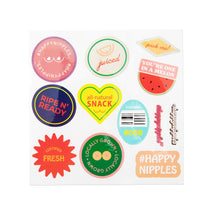 Waterproof Happy Nipples stickers